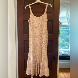 o.p.t. Floral midi/full length dress size medium NWT